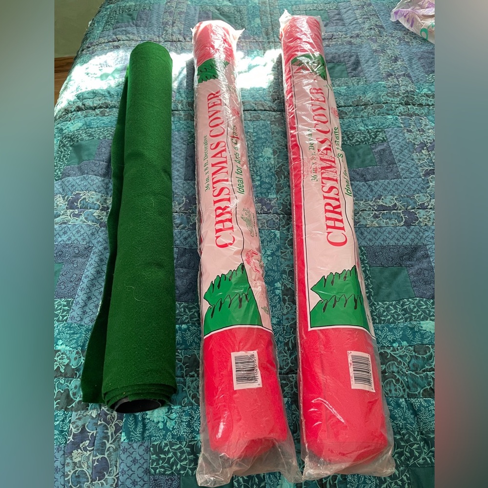 Felt Red and Green